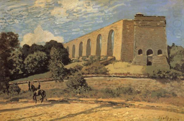 Alfred Sisley The Aqueduct at Marly china oil painting image